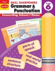 Skill Sharpeners: Grammar & Punctuation, Grade 6 Workbook Cover Image