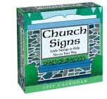 Church Signs 2023 Day-to-Day Calendar: Little Sayings to Help You on Your Way By Andrews McMeel Publishing Cover Image