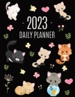 Cats Daily Planner 2023: Make 2023 a Meowy Year! Cute Kitten Year Organizer: January-December (12 Months) By Happy Oak Tree Press Cover Image
