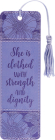 Strength & Dignity Artisan Bookmark Cover Image