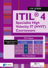 Itil(r) 4 Specialist High Velocity It (Hvit) Courseware By Van Haren Publishing Cover Image