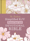 Mustard Seed Faith Devotional Bible--Barbour SKJV [Floral cover] Cover Image