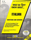 ITALIAN: Passbooks Study Guide (Test Your Knowledge Series (Q)) By National Learning Corporation Cover Image