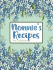 Nonnie's Recipes Blue Flower Edition By Pickled Pepper Press Cover Image