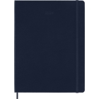 Moleskine 2024 Weekly Planner, 12M, Extra Large, Sapphire Blue, Hard Cover (7.5 x 10) By Moleskine Cover Image