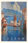 Vintage Journal Lucerne, Switzerland Travel Poster By Found Image Press (Producer) Cover Image