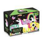 Unicorns Glow-in-the-Dark Puzzle By Mudpuppy, Allison Black (Illustrator) Cover Image