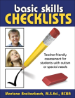 Basic Skills Checklists: Teacher-Friendly Assessment for Students with Autism or Special Needs Cover Image