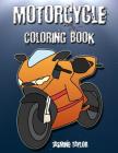 Motorcycle Coloriong Book Cover Image