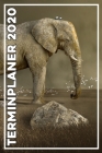 Terminplaner 2020: Jahresplaner von September 2019 bis Dezember 2020 mit Elefant - Planer mit 174 Seiten in weiß im Format A5 mit glänzen By Elefanten Kalender Cover Image