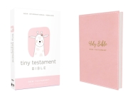 Niv, Tiny Testament Bible, New Testament, Leathersoft, Pink, Comfort Print By Zondervan Cover Image