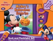 Disney Junior Mickey Mouse Clubhouse: Mickey's Halloween Surprise Book and 5-Sound Flashlight Set: Book and Flashlight Set By Warner McGee (Illustrator), The Disney Storybook Art Team (Illustrator), Pi Kids Cover Image