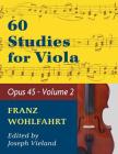 Wohlfahrt Franz 60 Studies Op. 45: Volume 2 - Viola solo Cover Image