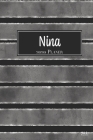 Nina 2020 Planer: A5 Minimalistischer Kalender Terminplaner Jahreskalender Terminkalender Taschenkalender mit Wochenübersicht Cover Image