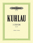 3 Duos for Flutes Op. 80 (Edition Peters) By Friedrich Kuhlau (Composer) Cover Image