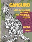 Libri da colorare per adulti per pennarelli e matite - Mandala - Animale - Canguro Cover Image