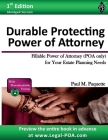 Durable Protecting Power of Attorney: Fillable Power of Attorney (POA Only) For Your Estate Planning Needs Cover Image