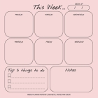 Weekly Planner Notepad: Pastel Pink Color, To Do List, Daily Agenda, Organizer, Desk Pad, 50 Sheets Cover Image