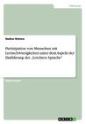 Partizipation von Menschen mit Lernschwierigkeiten. Die Einführung der 