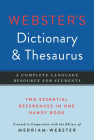 Webster's Dictionary & Thesaurus By Merriam-Webster (Editor) Cover Image