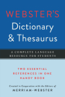 Webster's Dictionary & Thesaurus Cover Image