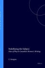 Redefining the Subject: Sites of Play in Canadian Women's Writing (Genus: Gender in Modern Culture #2) Cover Image