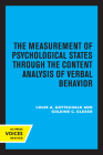 The Measurement of Psychological States Through the Content Analysis of Verbal Behavior Cover Image