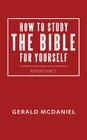 How to Study the Bible for Yourself: Repentance Cover Image