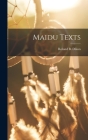 Maidu Texts Cover Image