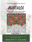Mandala: 50 Beautiful Full-Page Floral Mandala Pattern Designs By M. Caesar Cover Image
