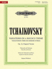 Variations on a Rococo Theme Op. 33 (Original Version, Ed. for Cello and Piano) (Edition Peters) By Pyotr Ilyich Tchaikovsky (Composer), John York (Composer), Raphael Wallfisch (Composer) Cover Image
