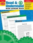 Read and Understand with Leveled Texts, Grade 6 Teacher Resource (Read & Understand with Leveled Texts) By Evan-Moor Corporation Cover Image