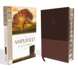 Amplified Study Bible, Imitation Leather, Brown, Indexed Cover Image