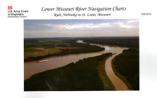 Lower Missouri River Navigation Charts: Jefferson City, Missouri to St. Louis Missouri Cover Image