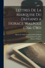 Lettres de la Marquise du Deffand a Horace Walpole (1766-1780) Cover Image