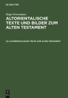 Altorientalische Texte Zum Alten Testament Cover Image