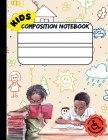 Single Lined Composition Notebook for Kids: Draw and Write Journal for kids with Cut and Paste picture writing prompts, Fry Sight Word List and Penman Cover Image