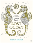 Lost Ocean Artist's Edition: An Inky Adventure and Coloring Book for Adults: 24 Drawings to Color and Frame By Johanna Basford Cover Image