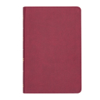 CSB Thinline Reference Bible, Cranberry LeatherTouch Cover Image
