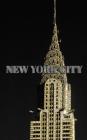 New York City Gold Artist Drawing Journal: New York City gold Chrysler building By Michael Huhn Cover Image