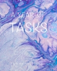 A Year of Tasks: Pastel Purple Swirls: A new way to plan your year (8 x 10 inches, 120 pages) Cover Image