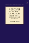 A Critical Account of Article 106(2) TFEU: Government Failure in Public Service Provision (Hart Studies in Competition Law) Cover Image