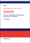 Beschreibende und schließende Statistik By Friedrich Vogel Cover Image
