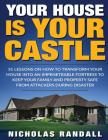 Your House Is Your Castle: 31 Lessons On How To Transform Your House Into An Impenetrable Fortress To Keep Your Family and Property Safe From Att By Nicholas Randall Cover Image