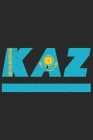 Kaz: Kasachstan Tagesplaner mit 120 Seiten in weiß. Organizer auch als Terminkalender, Kalender oder Planer mit der kasachi Cover Image