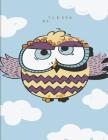 Notebook: Owl collection cover and Dot Graph Line Sketch pages, Extra large (8.5 x 11) inches, 110 pages, White paper, Sketch, D Cover Image