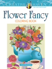 Creative Haven Flower Fancy Coloring Book Cover Image