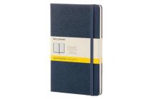 Moleskine Classic Notebook, Large, Squared, Sapphire Blue, Hard Cover (5 x 8.25) Cover Image