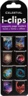 Celestial I-Clips Magnetic Page Markers (Set of 8 Magnetic Bookmarks) By Peter Pauper Press Inc (Created by) Cover Image