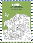 Adult Coloring Book for Crayons and Pencils - Animal - Stress Relieving Designs By Cordelia Spencer Cover Image